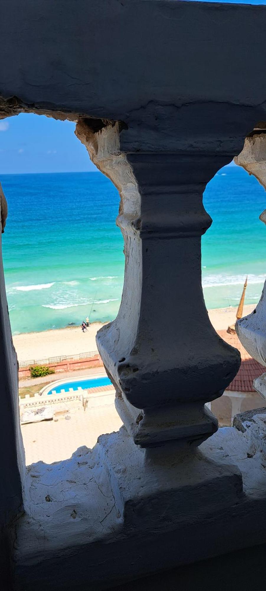 Panorama Apartment With A Charming Sea View Near Alexandria And Burg Elarab Intl Airport With Free Wifi شقة باطلالة ساحرة على البحر اول الساحل الشمالي Exteriér fotografie
